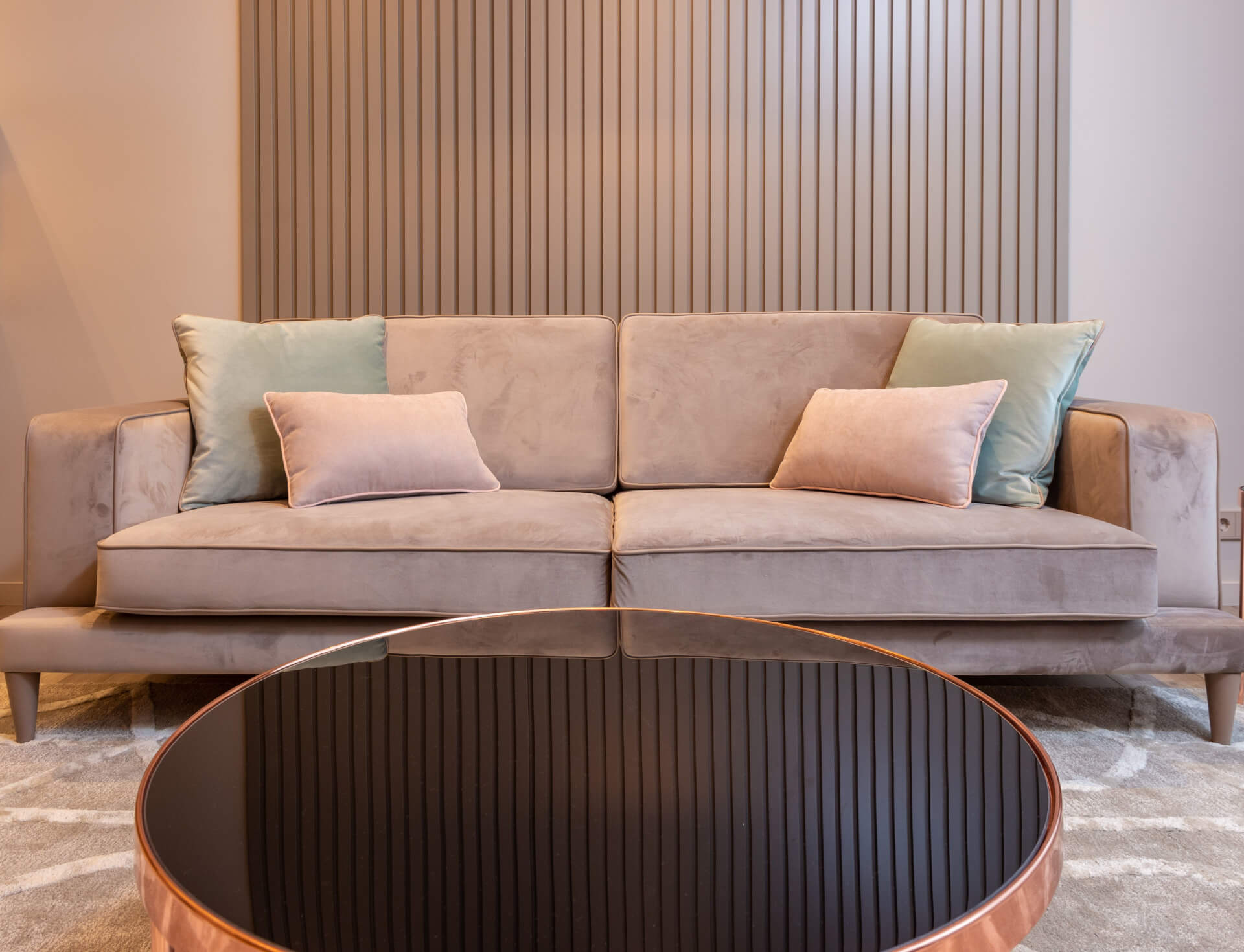 Luxury big sofa 2-seat